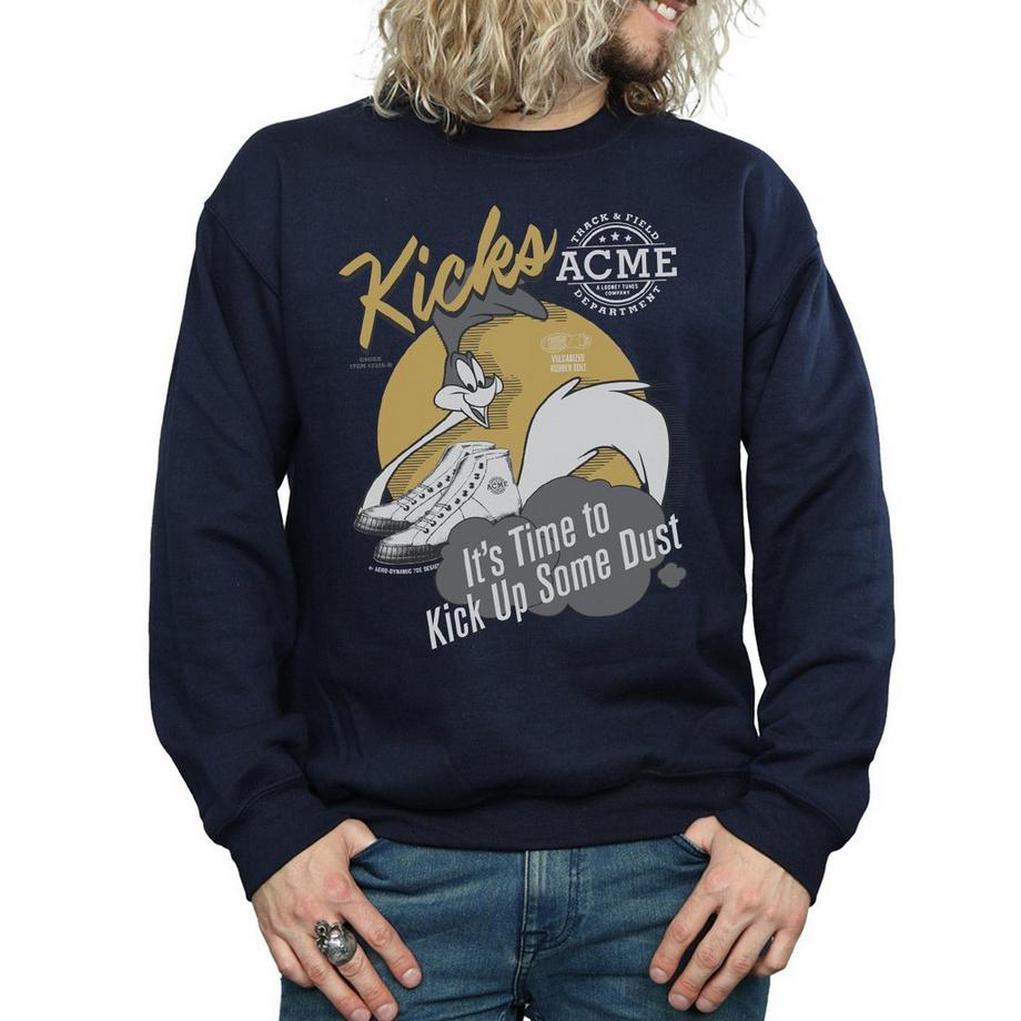 LOONEY TUNES Wile E Coyote Kicks Sweatshirt  