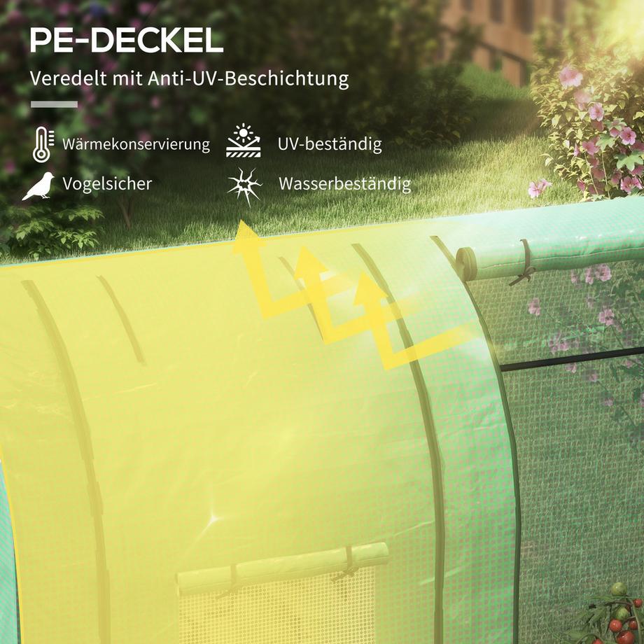 Outsunny Foliengewächshaus  