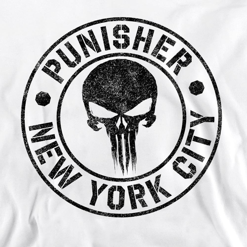 The Punisher Punisher New York City Grafikdruck Sweatshirt  