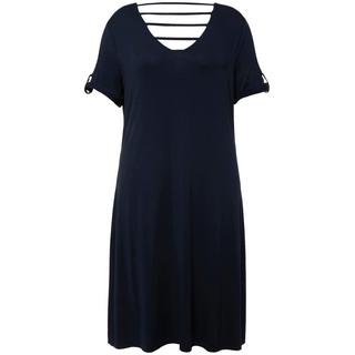 Ulla Popken Abito da spiaggia in jersey Scollo a V Mezza manica  