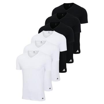 Maglietta Uomini Confezione da 6 Aderente alla figura-V-Neck Shirt, Active Core Cotton 6PK
