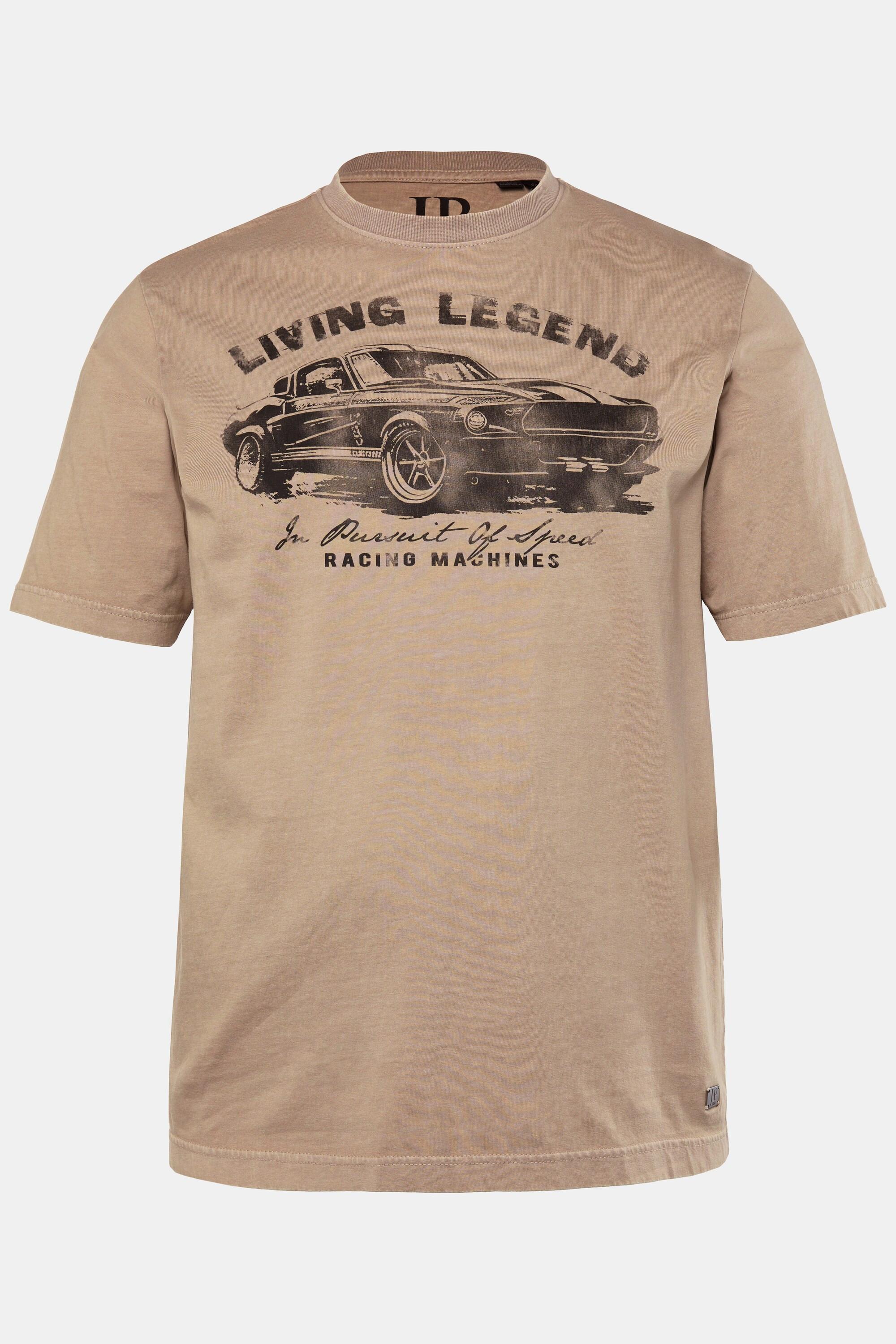 JP1880 Halbarm T-Shirt Brustprint Vintage Look  