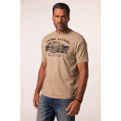 JP1880 Halbarm T-Shirt Brustprint Vintage Look  