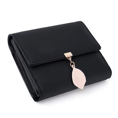 Only-bags.store Kleines Portemonnaie aus glattem Kunstleder mit vielen Fächern  