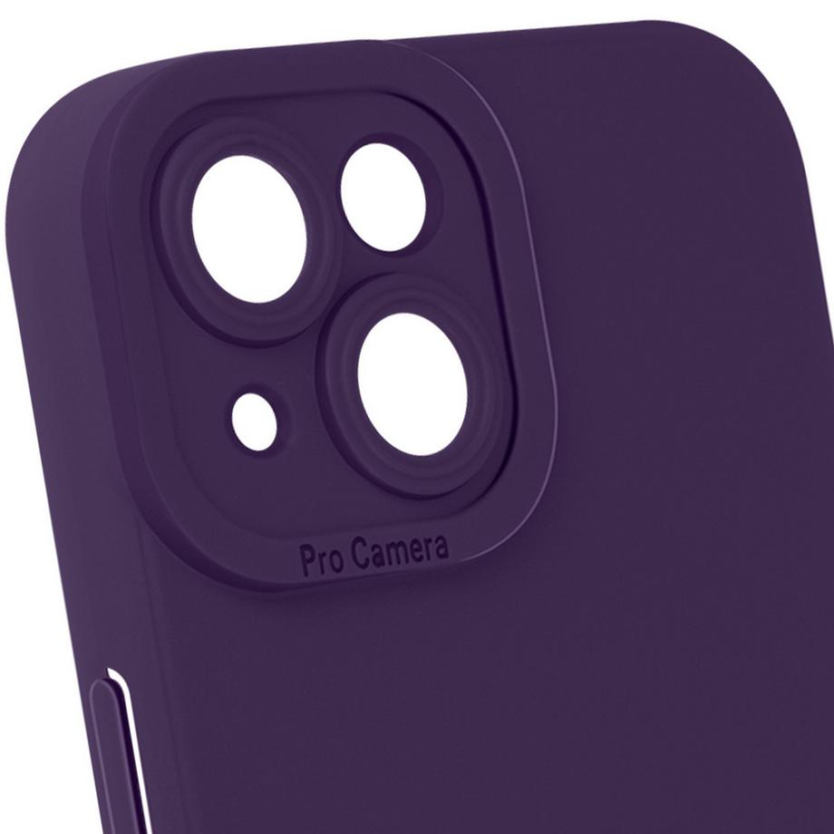 Avizar  Coque iPhone 15 Plus Souple Mat Violet 