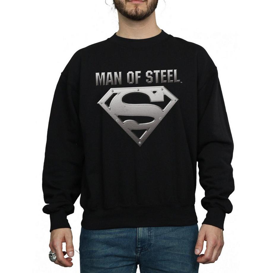 DC COMICS Man of Steel Superman Logo Sweatshirt  