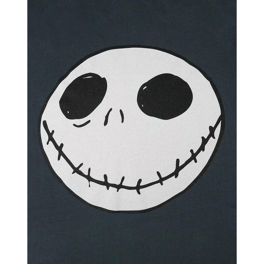 Nightmare Before Christmas Jack Motiv T-Shirt mit umgedrehten Nähten  