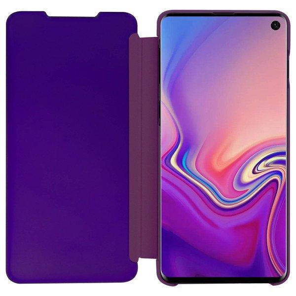 Avizar  Housse Galaxy S10 miroir ulta-fin Violet 