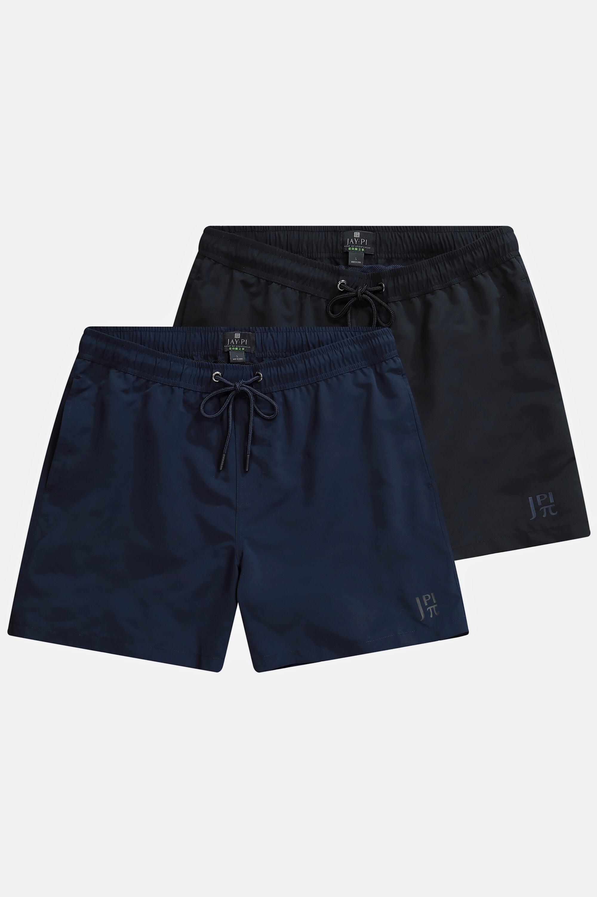 JP1880  Shorts da mare in confezione doppia con cintura elastica 