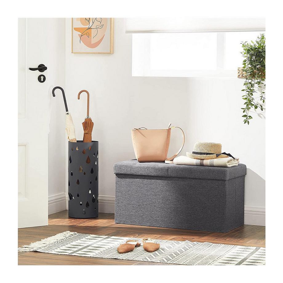 Calicosy Aufbewahrungsbox mit Deckel, von zwei Seiten faltbar - L76 cm  