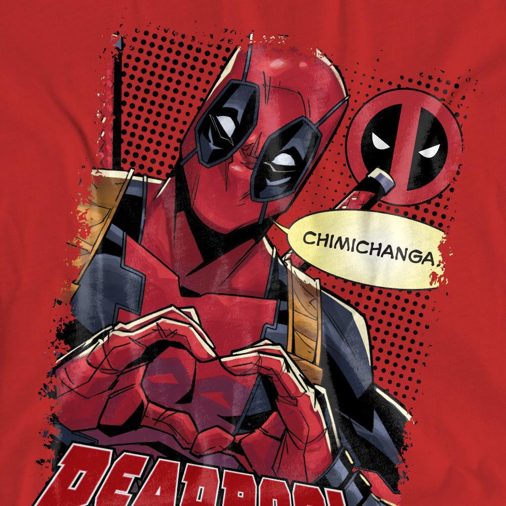 Deadpool Chimichanga Grafikdruck T-Shirt  