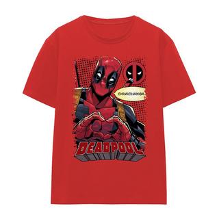 Deadpool Chimichanga Grafikdruck T-Shirt  