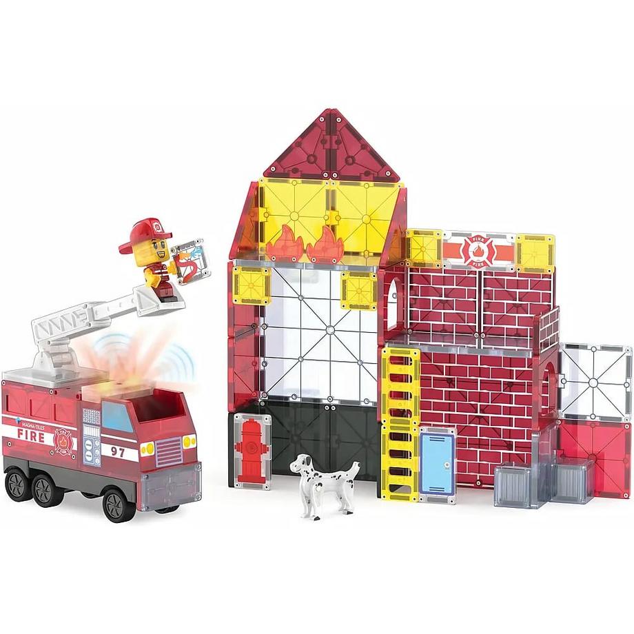 Magna-Tiles  Feuerwehrstation 