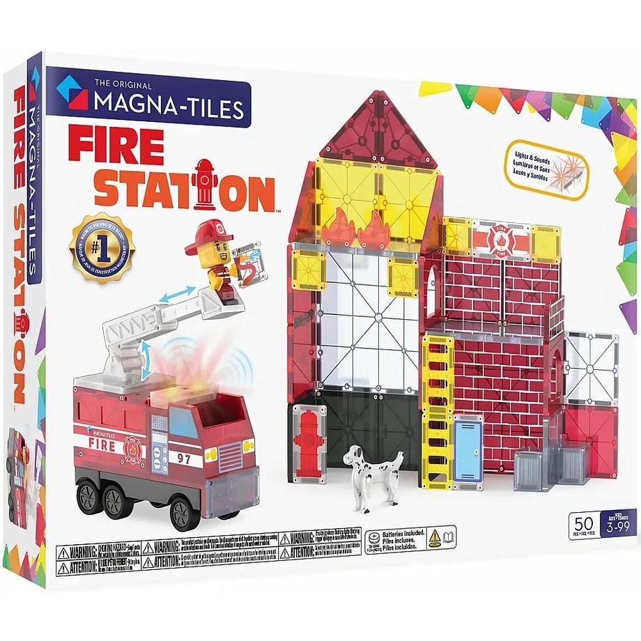 Magna-Tiles  Feuerwehrstation 