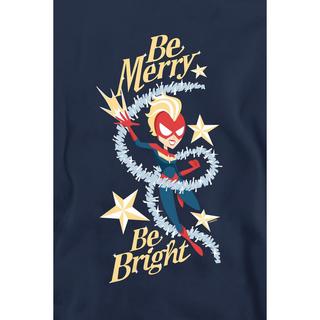 Captain Marvel  Be Merry Be Bright Sweatshirt 