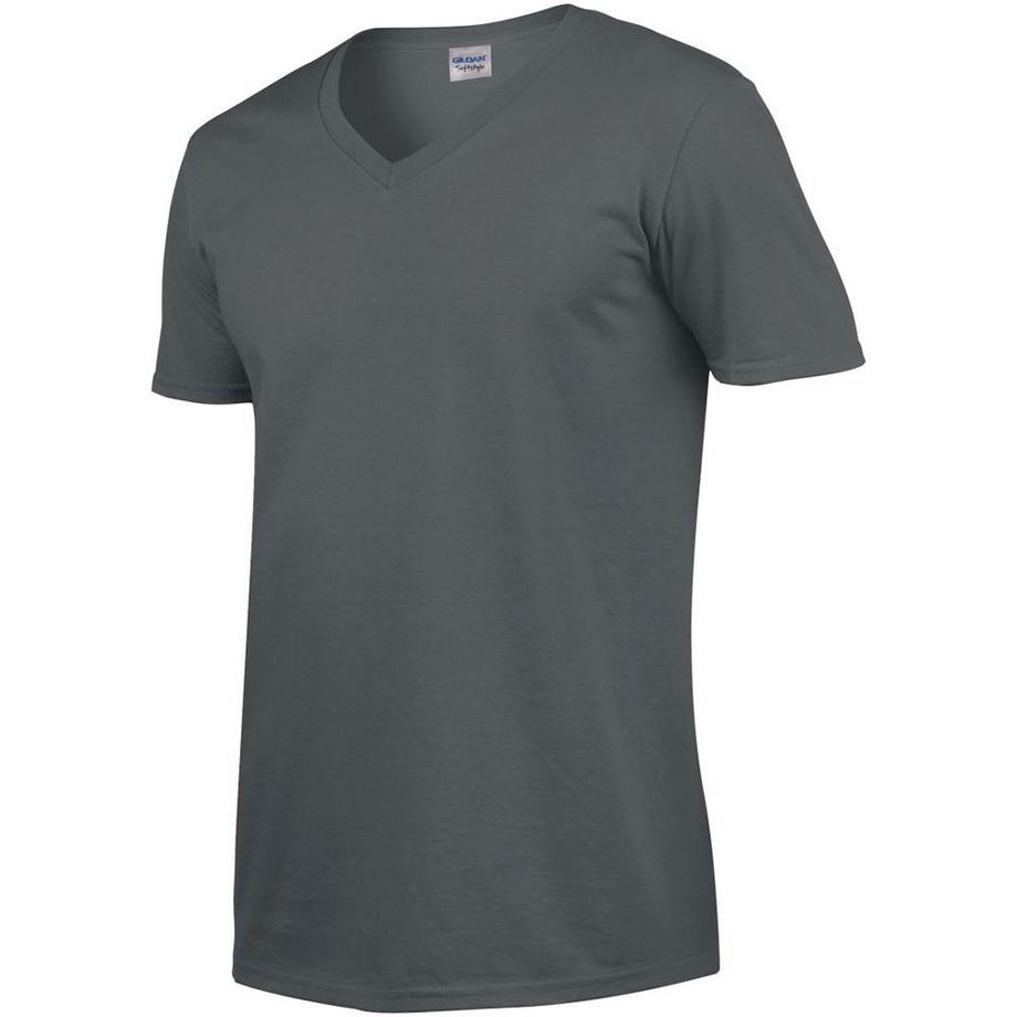 Gildan  Soft Style T-Shirt, Vausschnitt, Kurzarm 