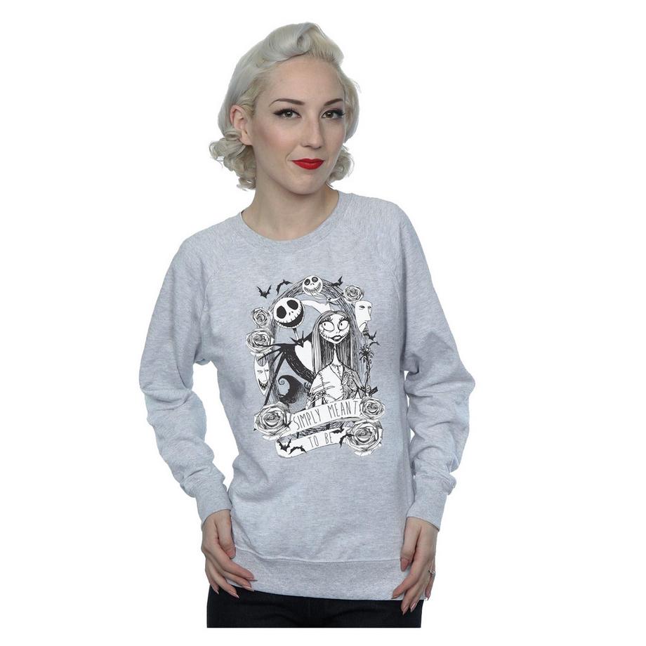 Disney Nightmare Before Christmas Simply Meant To Be Sweatshirt  