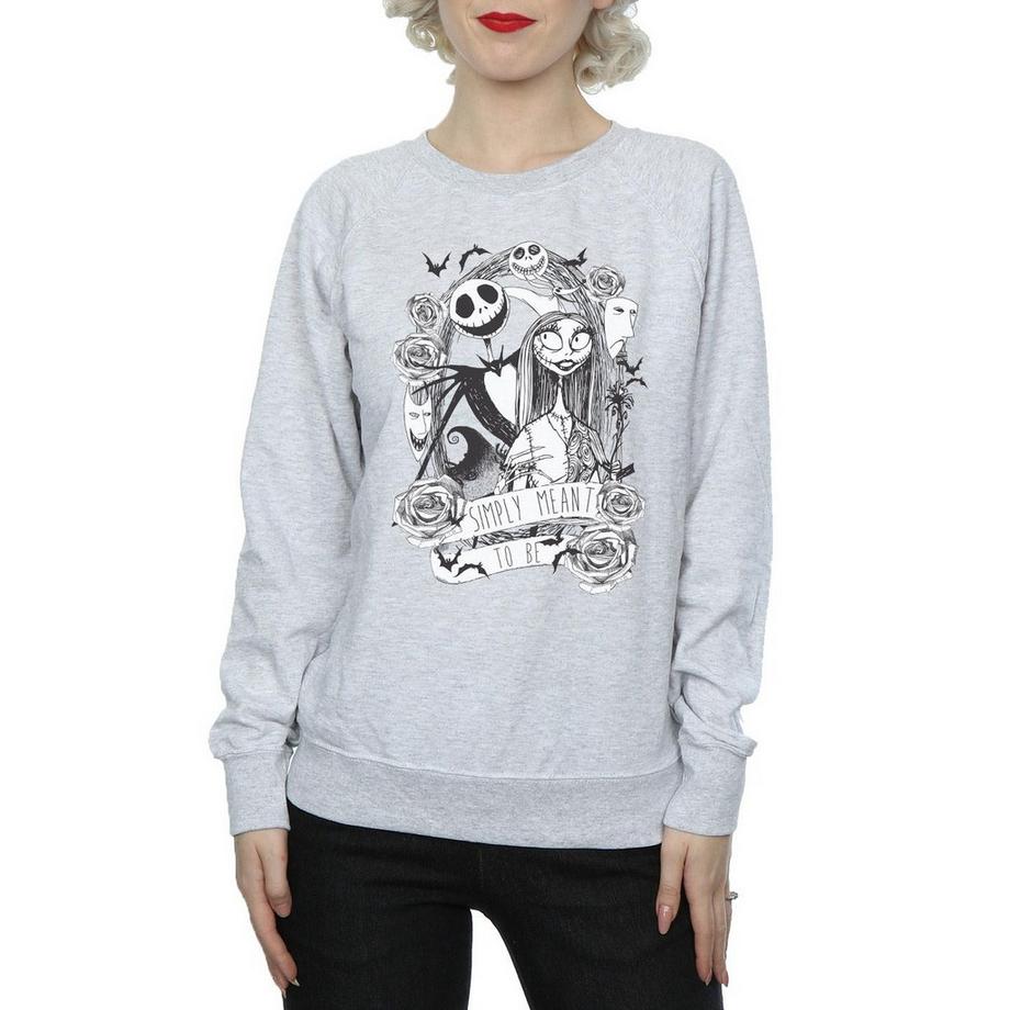 Disney Nightmare Before Christmas Simply Meant To Be Sweatshirt  