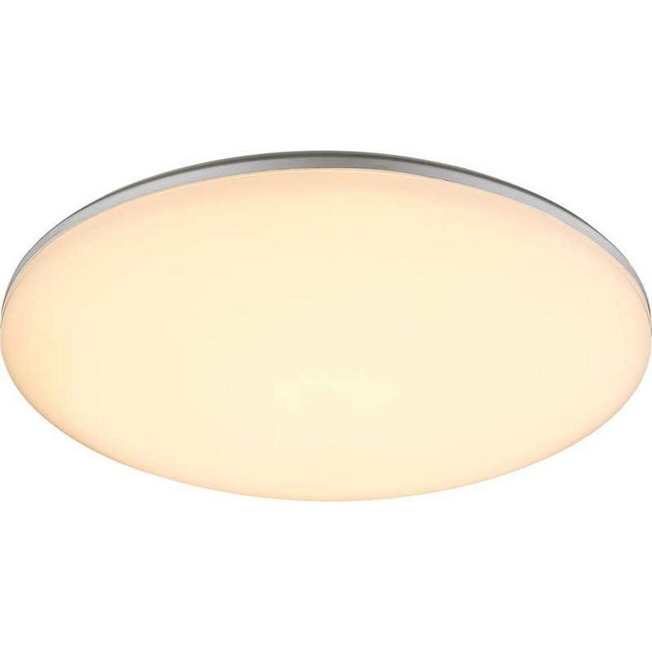 Aussenleuchte Dori silberfarben weiss 33x33x6