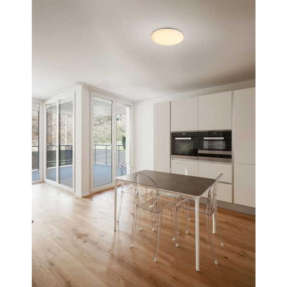 mutoni Lampe d'extérieur Dori argent blanc 33x33x6  