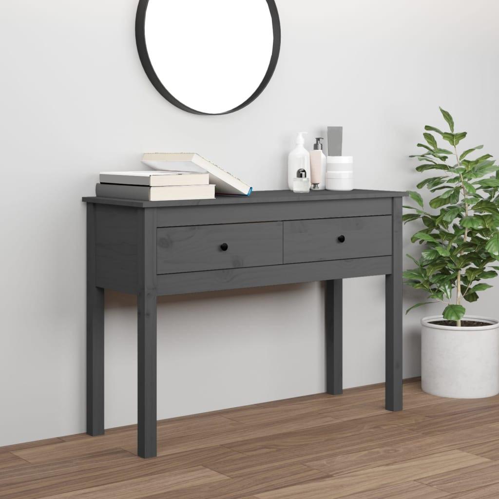 VidaXL Table console bois de pin  