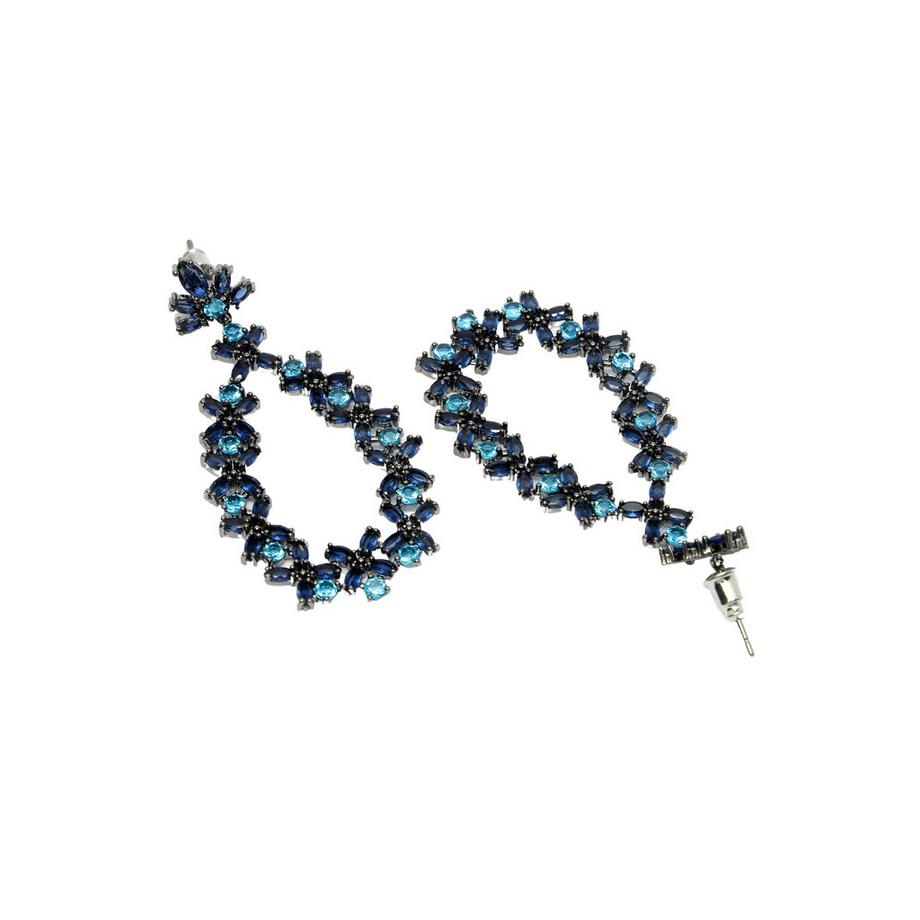 AVANT-GARDE PARIS  Collezione Diva Orecchini a Goccia Floreali Delicati in Zirconia 