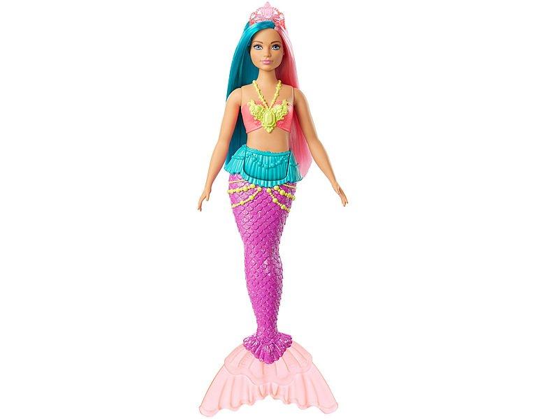 Barbie  Dreamtopia Meerjungfrau Puppe (türkis- und pinkfarbenes Haar) 