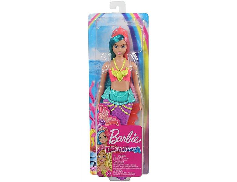 Barbie  Dreamtopia Meerjungfrau Puppe (türkis- und pinkfarbenes Haar) 