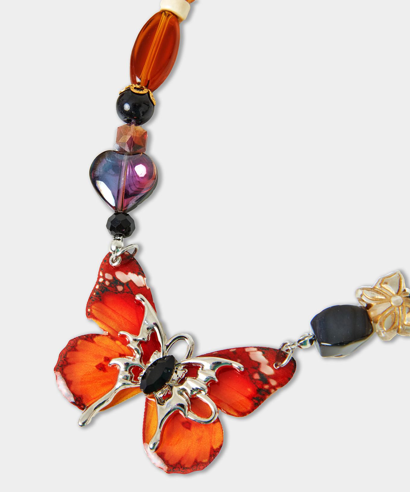 Joe Browns  Collier Papillon à Rangs Rétro 