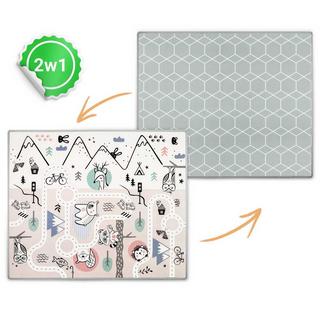 B2X Rollbare Schaumstoffmatte 180 x 150 x 1,5 cm Nukido NK-342  