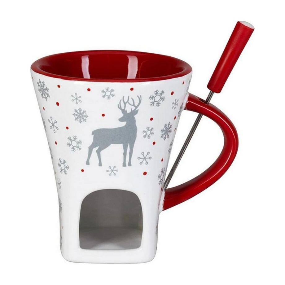 Schokoladenfondue-Set Snow Deer
