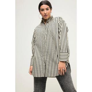 Studio Untold  Camicia dal taglio oversize con righe, collo da camicia e maniche lunghe 