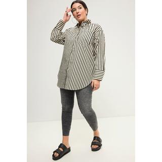 Studio Untold  Camicia dal taglio oversize con righe, collo da camicia e maniche lunghe 