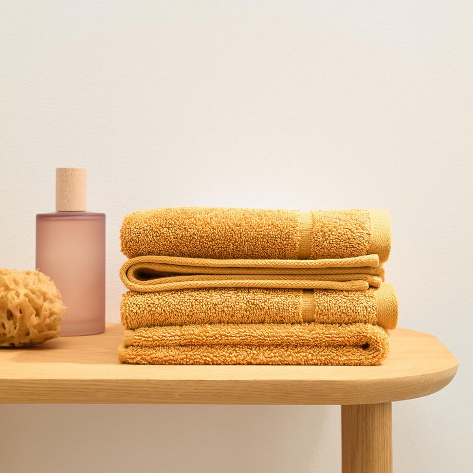 La Redoute Intérieurs 4er-Pack Gästehandtücher Zavara aus Frottee  