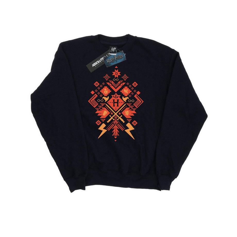 Harry Potter Aztec Print Slim Fit Sweatshirt  