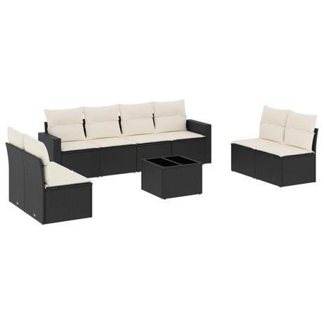 VidaXL Garten sofagarnitur poly-rattan  