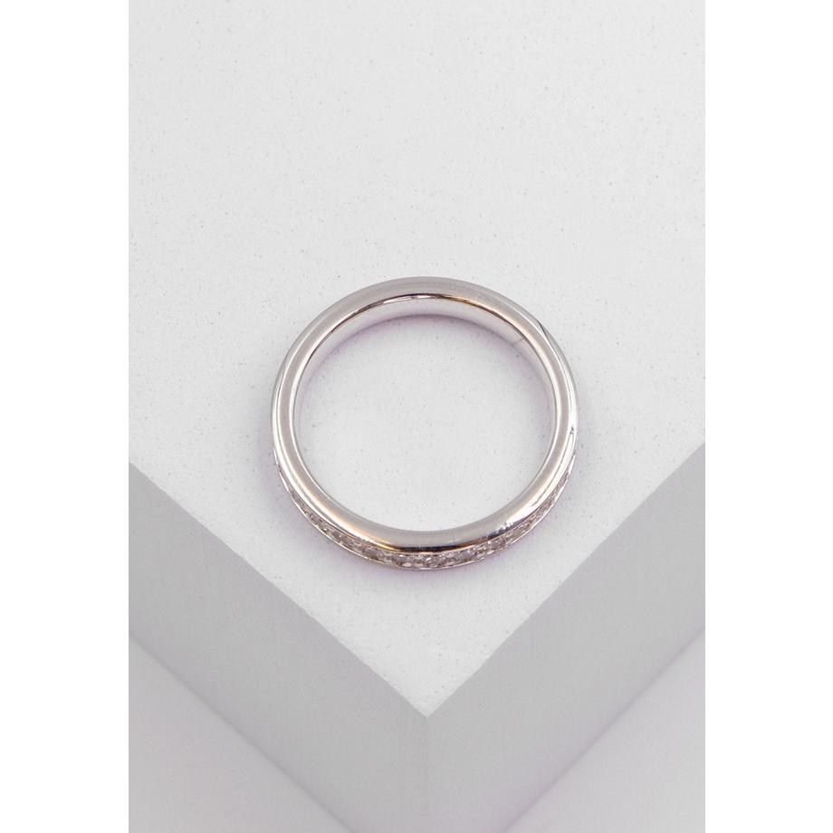 MUAU Schmuck  Bague Mémoire Diamant 1.00ct. or blanc 750 