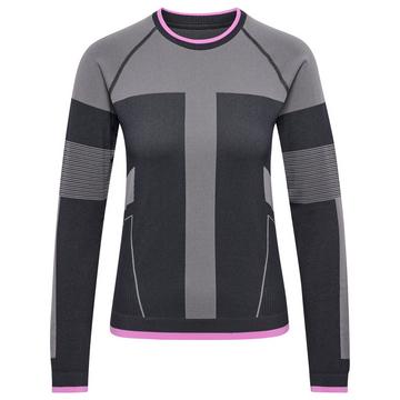 t-shirt a maniche lunghe senza cuciture