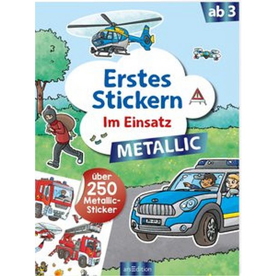 ARS EDITION  Erstes Stickern Metallic - Im Einsatz 
