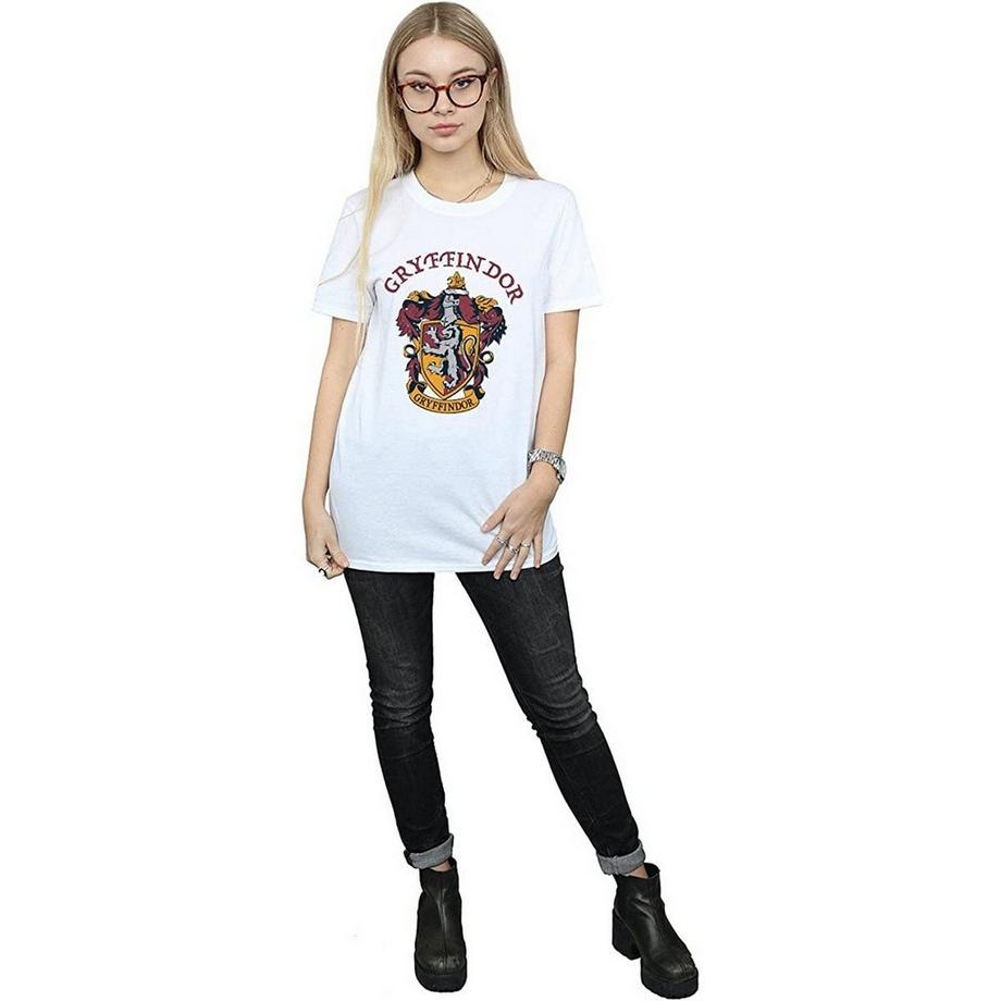 Harry Potter T-Shirt Gryffindor Stemma Maniche Corte  