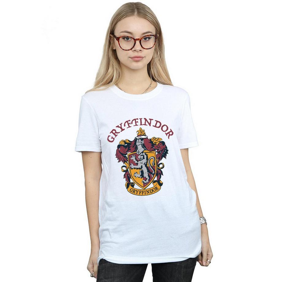Harry Potter T-Shirt Gryffindor Stemma Maniche Corte  