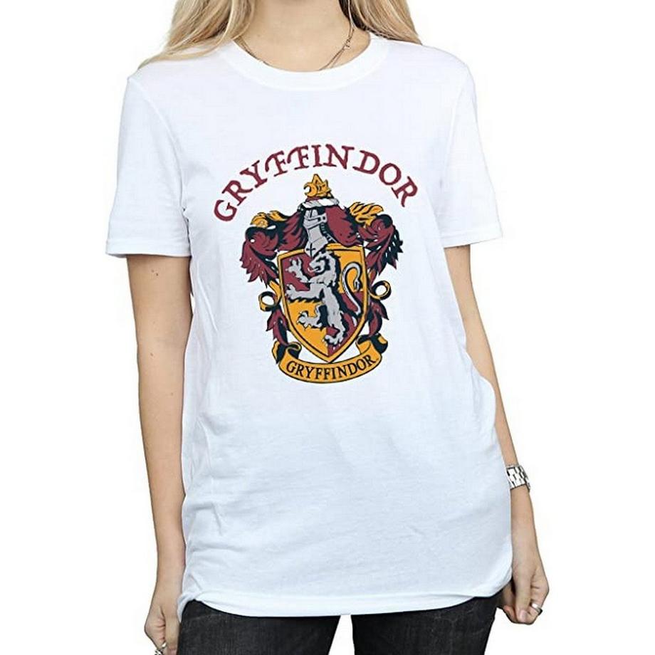 Harry Potter T-Shirt Gryffindor Stemma Maniche Corte  