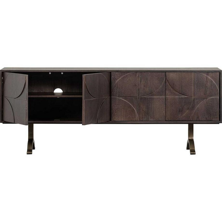 mutoni Sideboard Draw bois de manguier noyer 180  