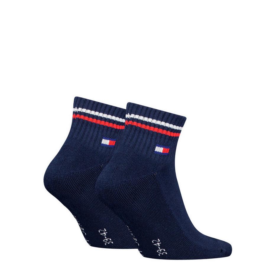 TOMMY HILFIGER Calzini Iconic Quarter Confezione da 2  