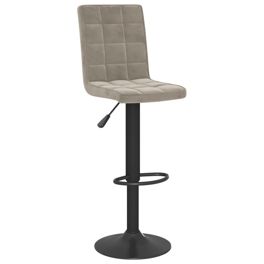 VidaXL Tabouret de bar velours  