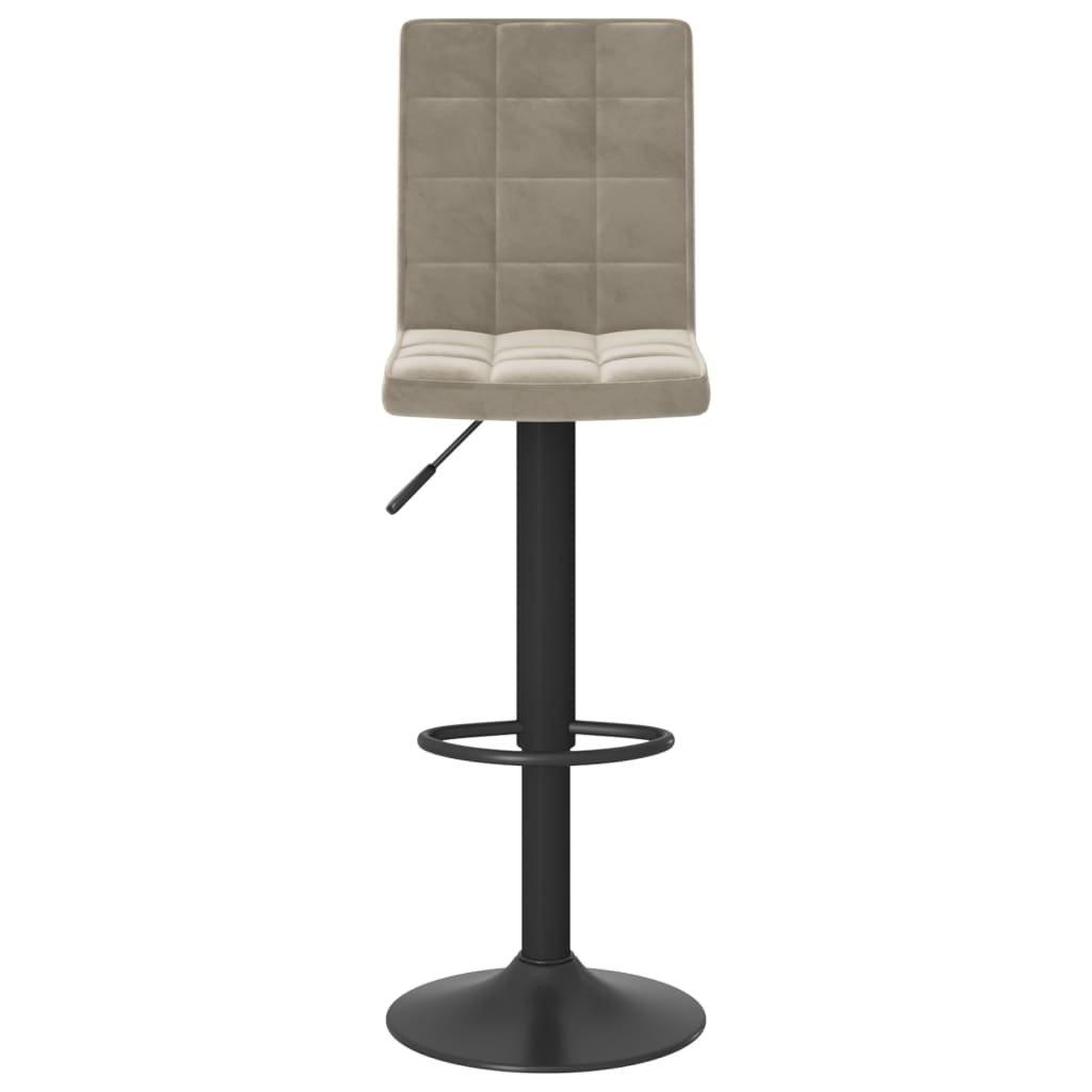 VidaXL Tabouret de bar velours  