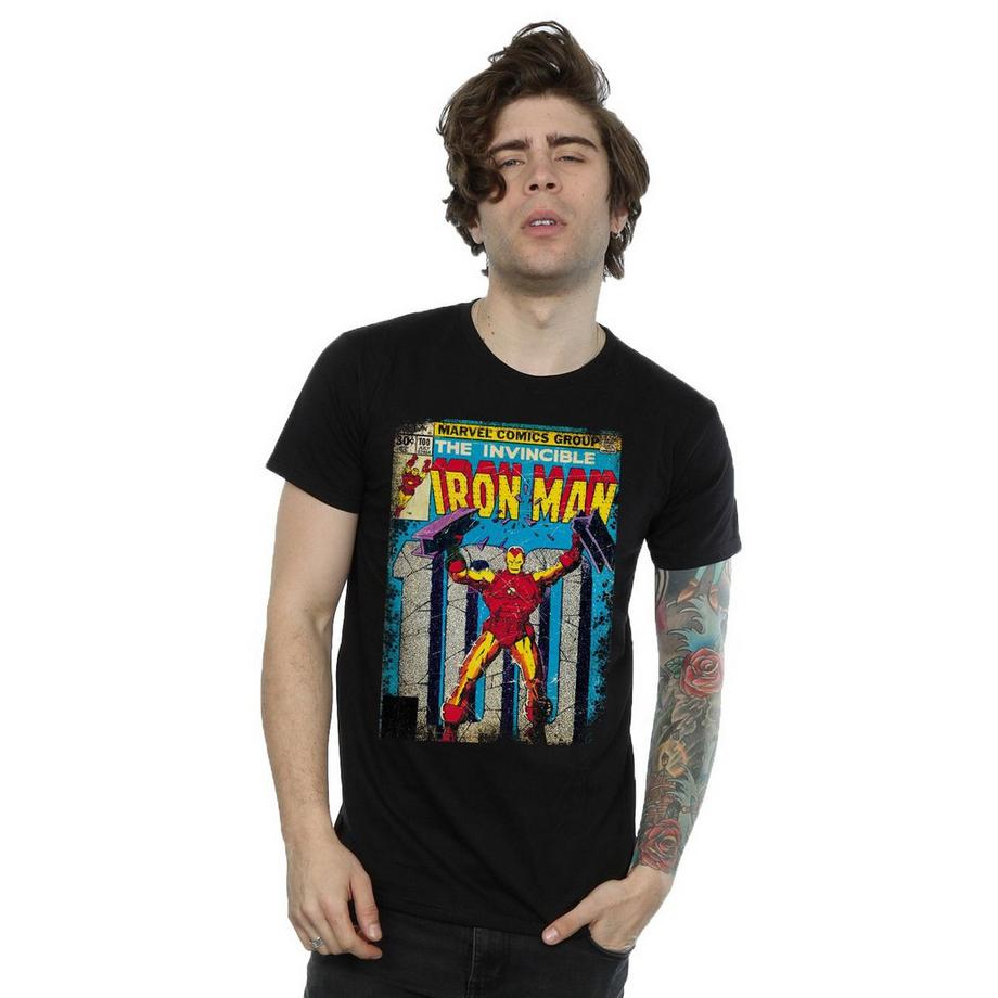 MARVEL Iron Man Invincible Comic Cover T-Shirt  