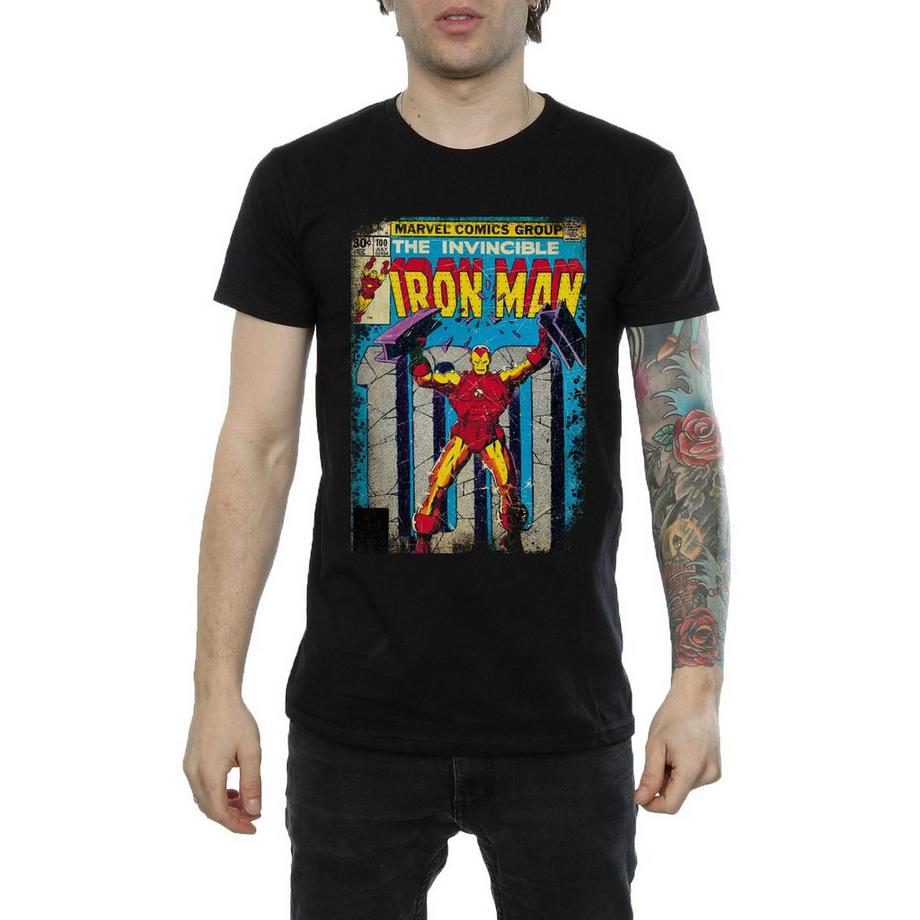 MARVEL Iron Man Invincible Comic Cover T-Shirt  