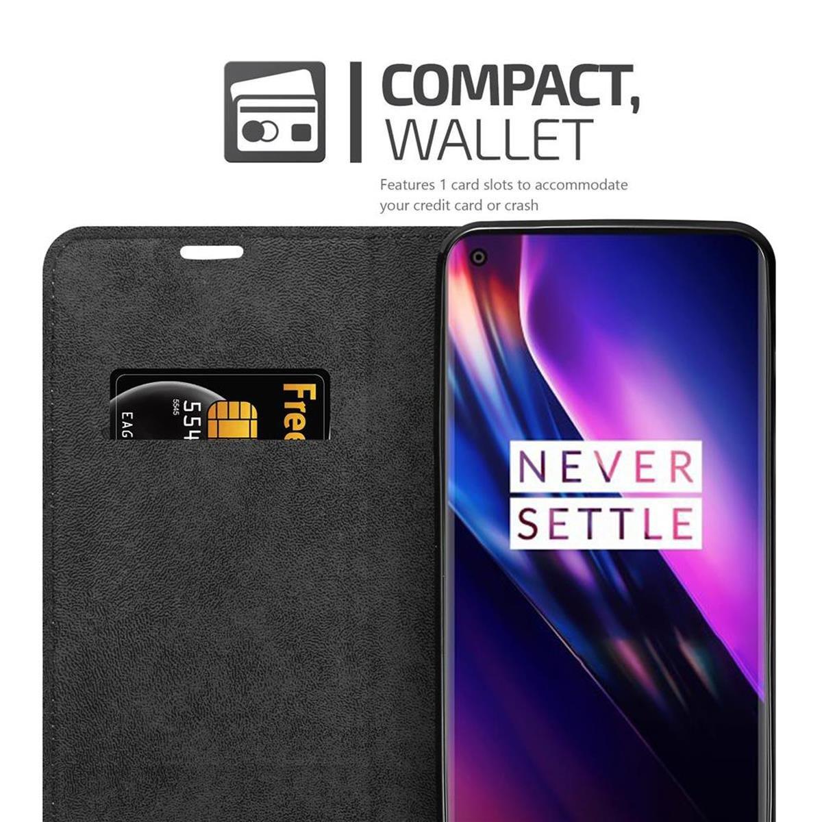 Cadorabo  Housse compatible avec OnePlus 8 - Coque de protection avec fermeture magnétique, fonction de support et compartiment pour carte 