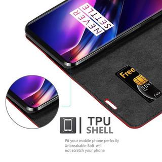 Cadorabo  Housse compatible avec OnePlus 8 - Coque de protection avec fermeture magnétique, fonction de support et compartiment pour carte 